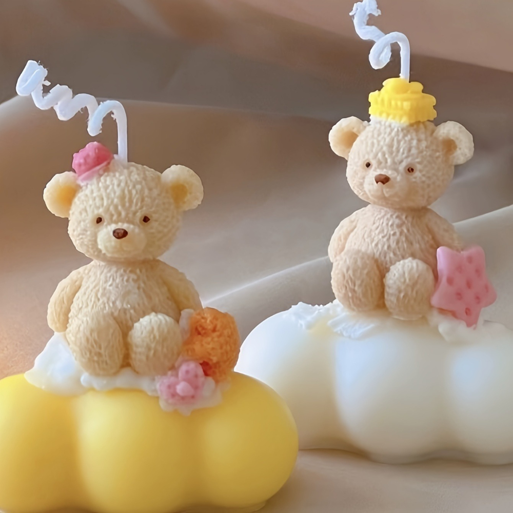 Candle Making Easy - Easy Demold Teddy Bear Silicone Candle