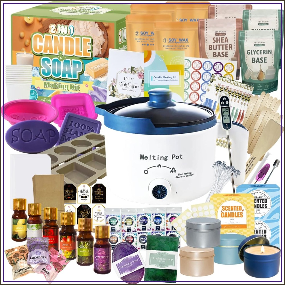 Candle Making Pot - 2-in-1 Candle & Soap Making Kit