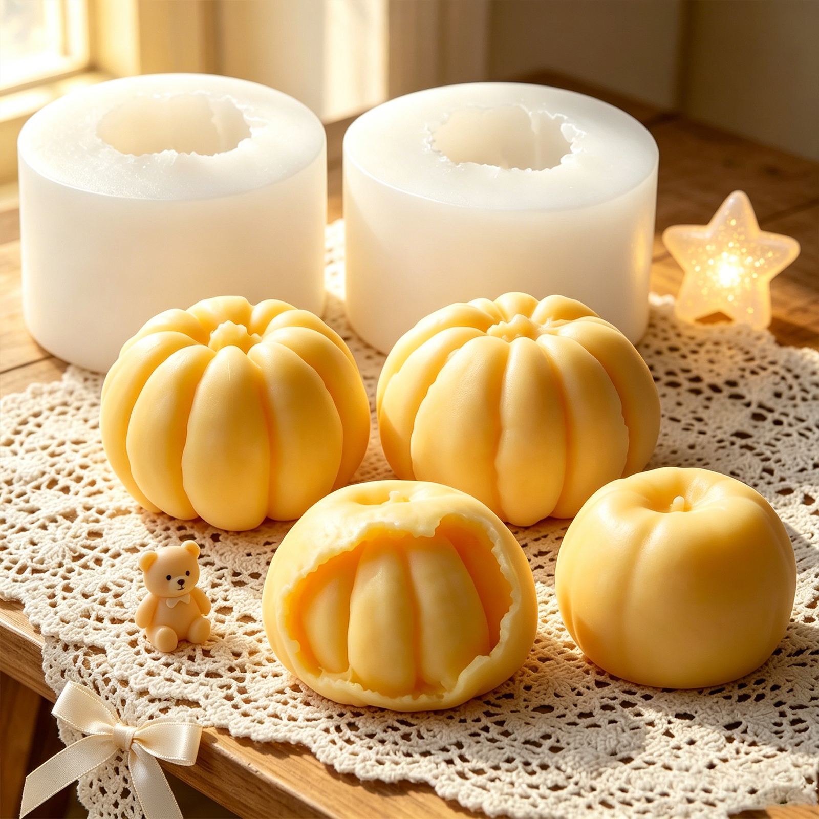 Candle Making Easy - Fruit modeling silicone candle mold Strawberry