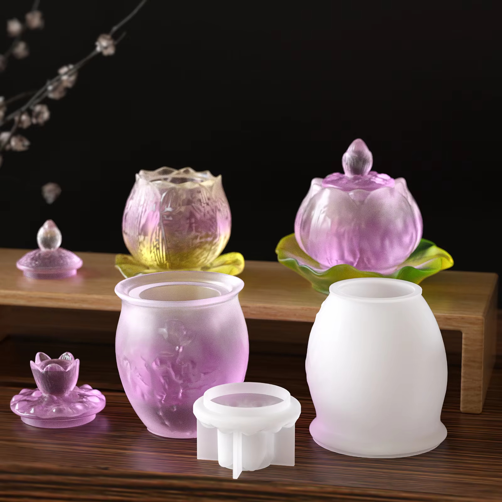 Diy Lotus Lamp Storage Can Sil - đánh giá và giá Candle Making Pot