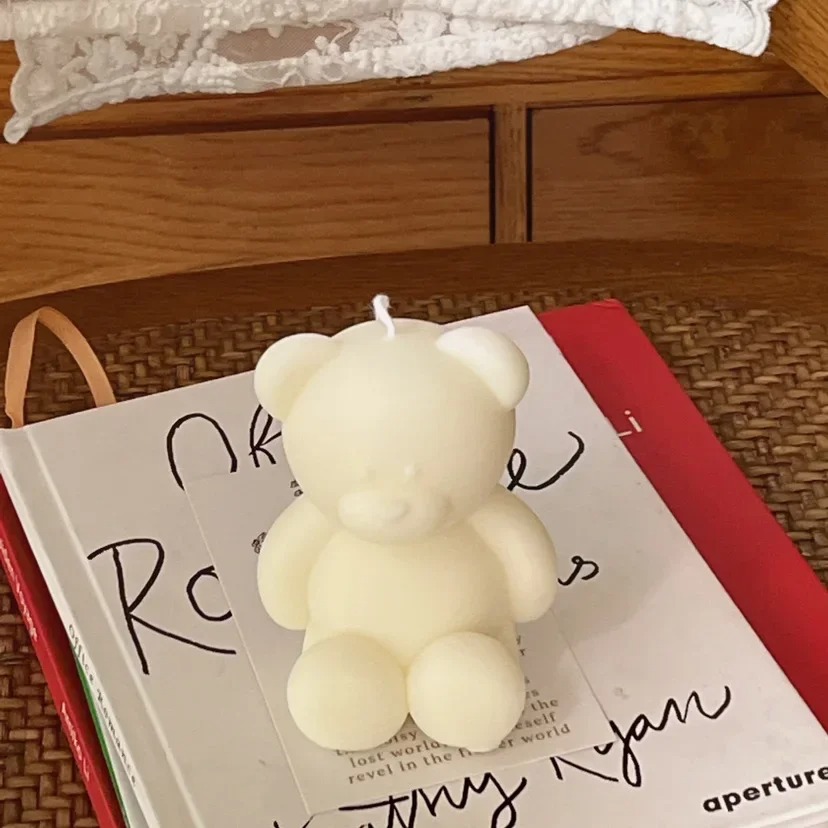 3D Cute Cartoon Bear Silicone  - đánh giá và giá Candle Making Kit