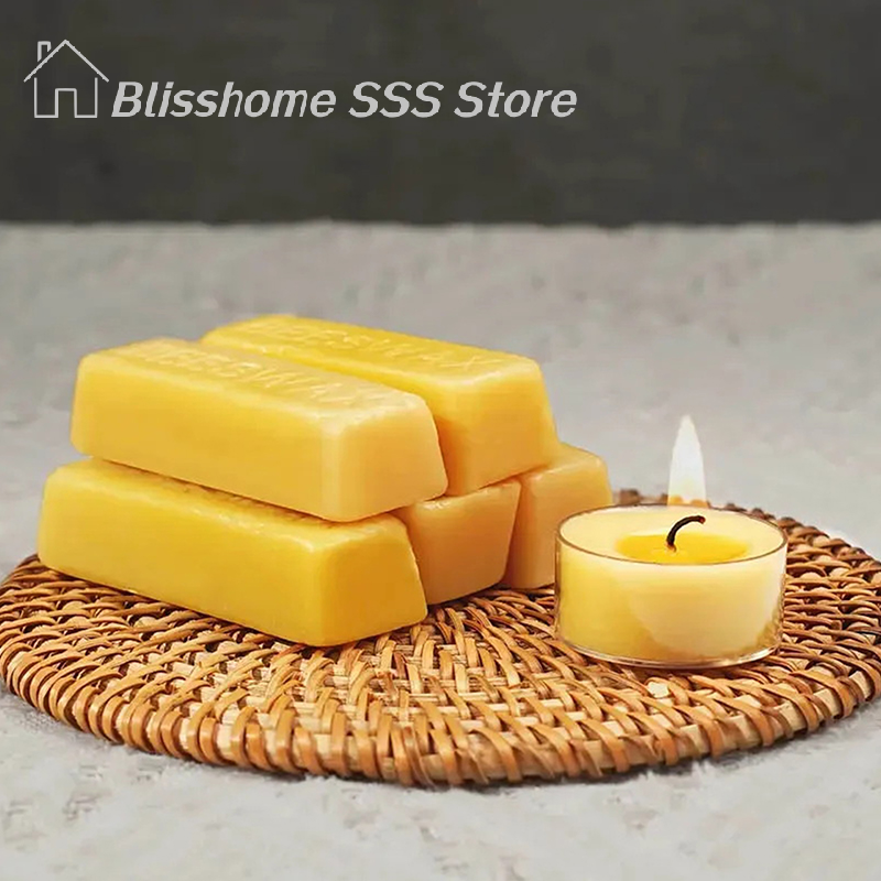 【S】4/8Pcs Pure Beeswax Blocks, - đánh giá và giá Candle Making Easy