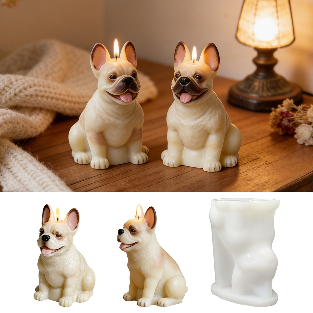 Dog Shape Silicone Mold Cute 3 - đánh giá và giá Candle Making Event