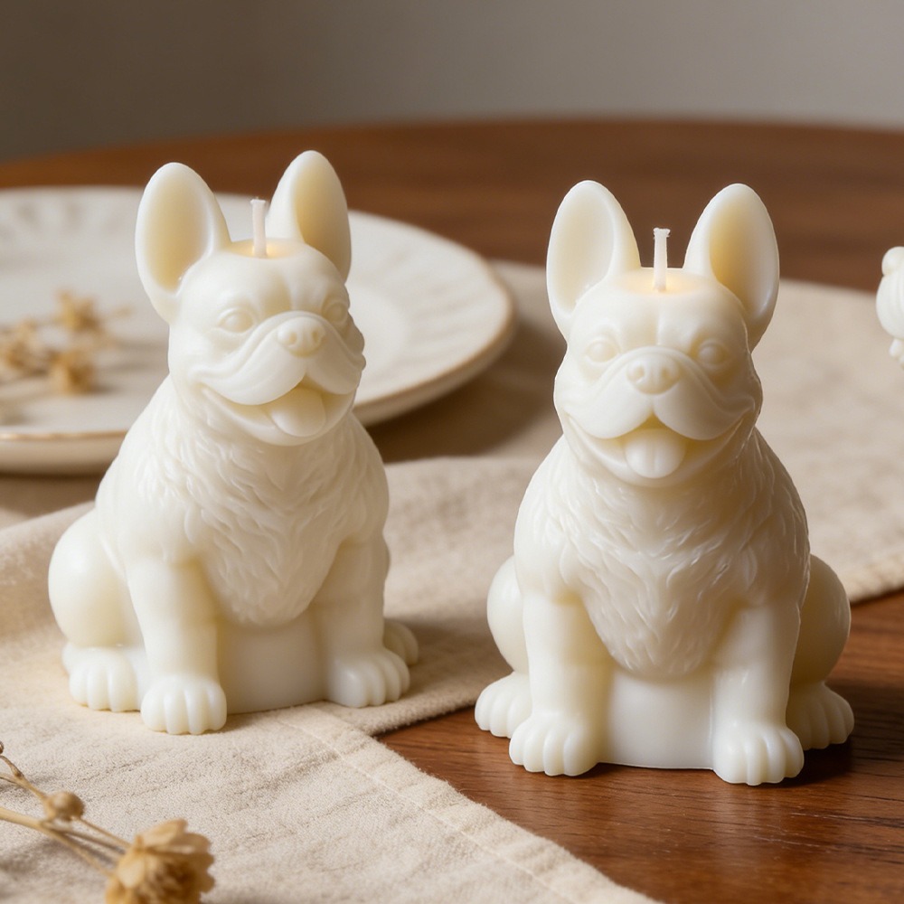 Dog Shape Silicone Mold Cute 3 - đánh giá và giá Candle Making Event