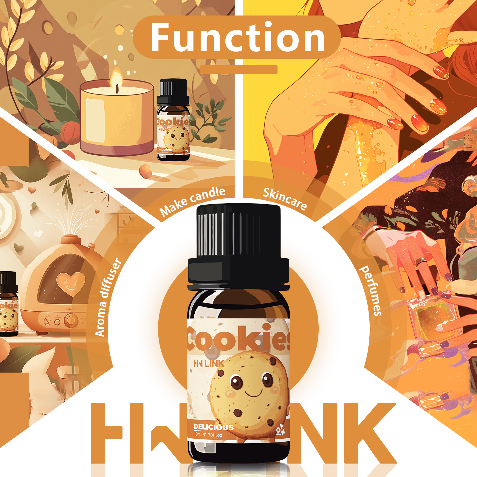 10ml Cookies Essential Oils Pe - đánh giá và giá Candle Making And Perfume