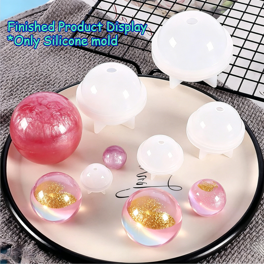 5Pcs Sphere Silicone Mold Kit  - đánh giá và giá Candle Making For Kids