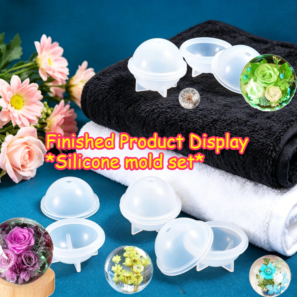 5Pcs Sphere Silicone Mold Kit  - đánh giá và giá Candle Making For Kids