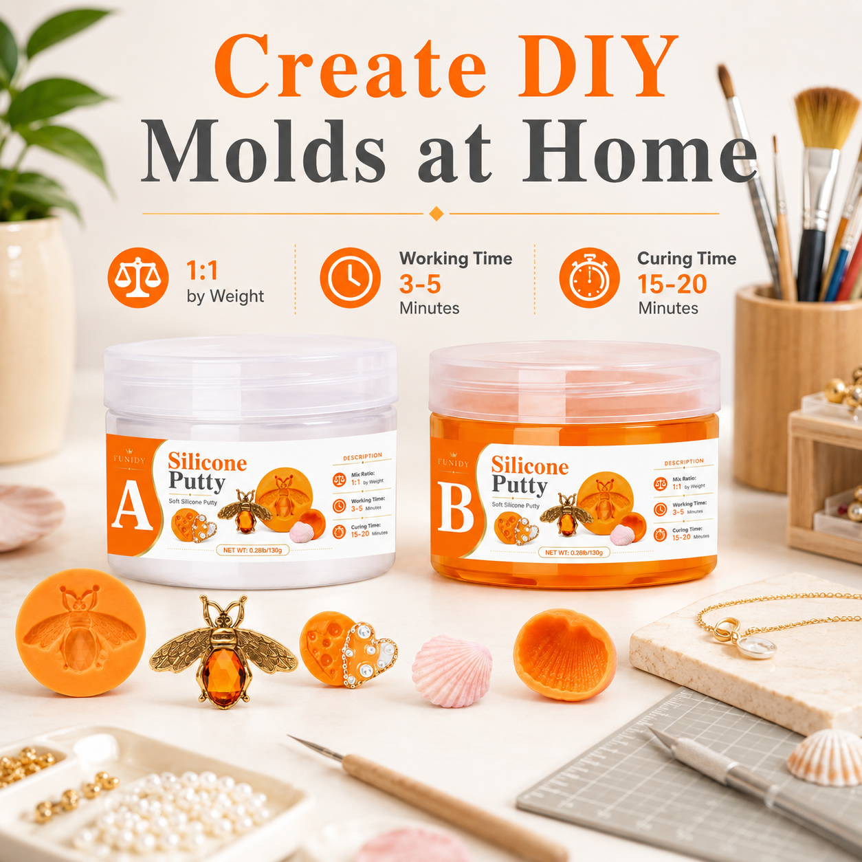 SILICONE PUTTY Making Kit, Fas - đánh giá và giá Candle Making Kit