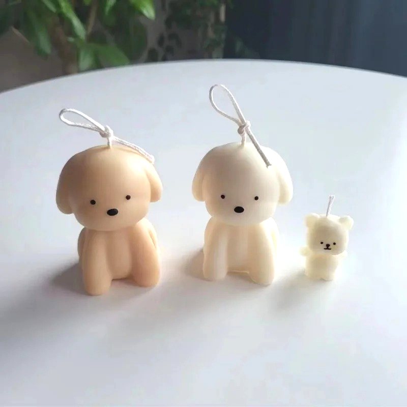 3D Puppy Scented Candle Silico - đánh giá và giá Candle Making Kit