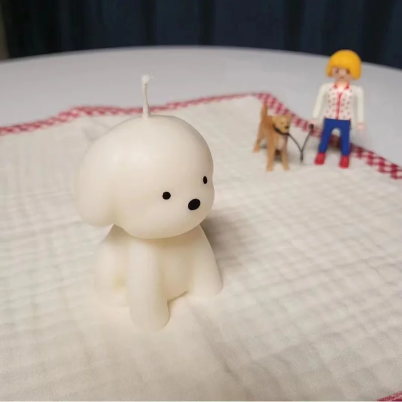3D Puppy Scented Candle Silico - đánh giá và giá Candle Making Kit