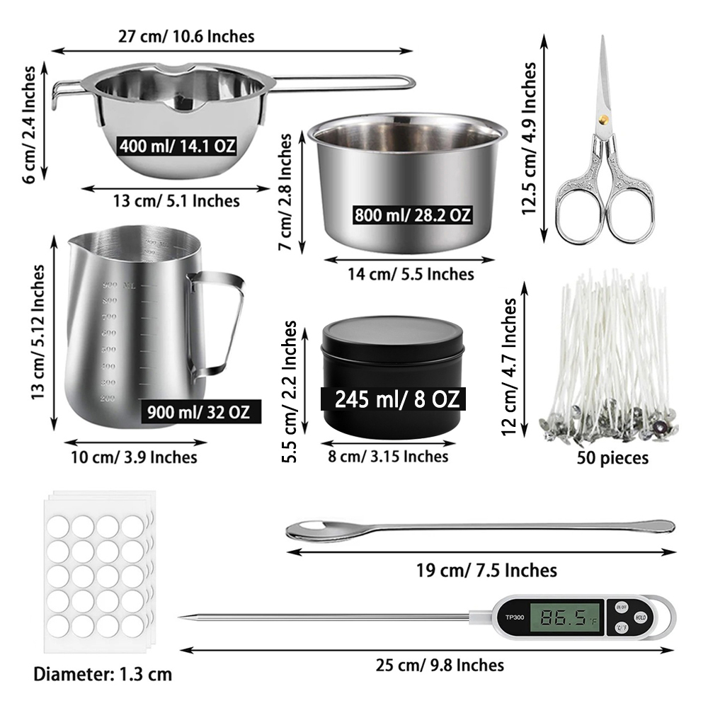 Glintmos DIY Candle Making Kit - đánh giá và giá Candle Making Pot