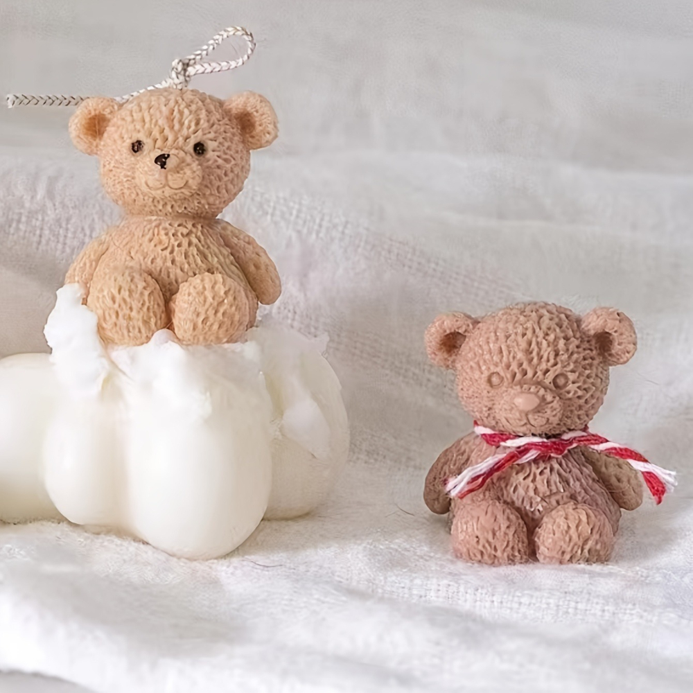 Easy Demold Teddy Bear Silicon - đánh giá và giá Candle Making Easy