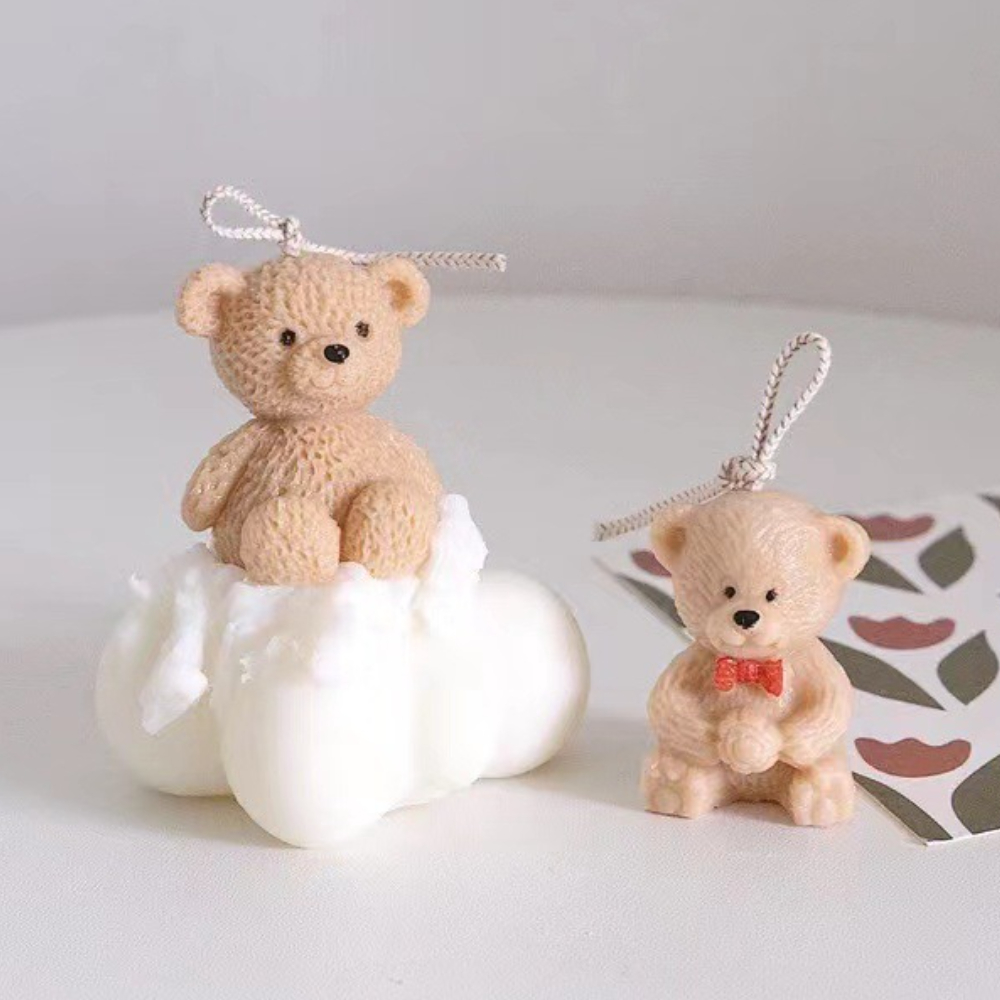 Easy Demold Teddy Bear Silicon - đánh giá và giá Candle Making Easy