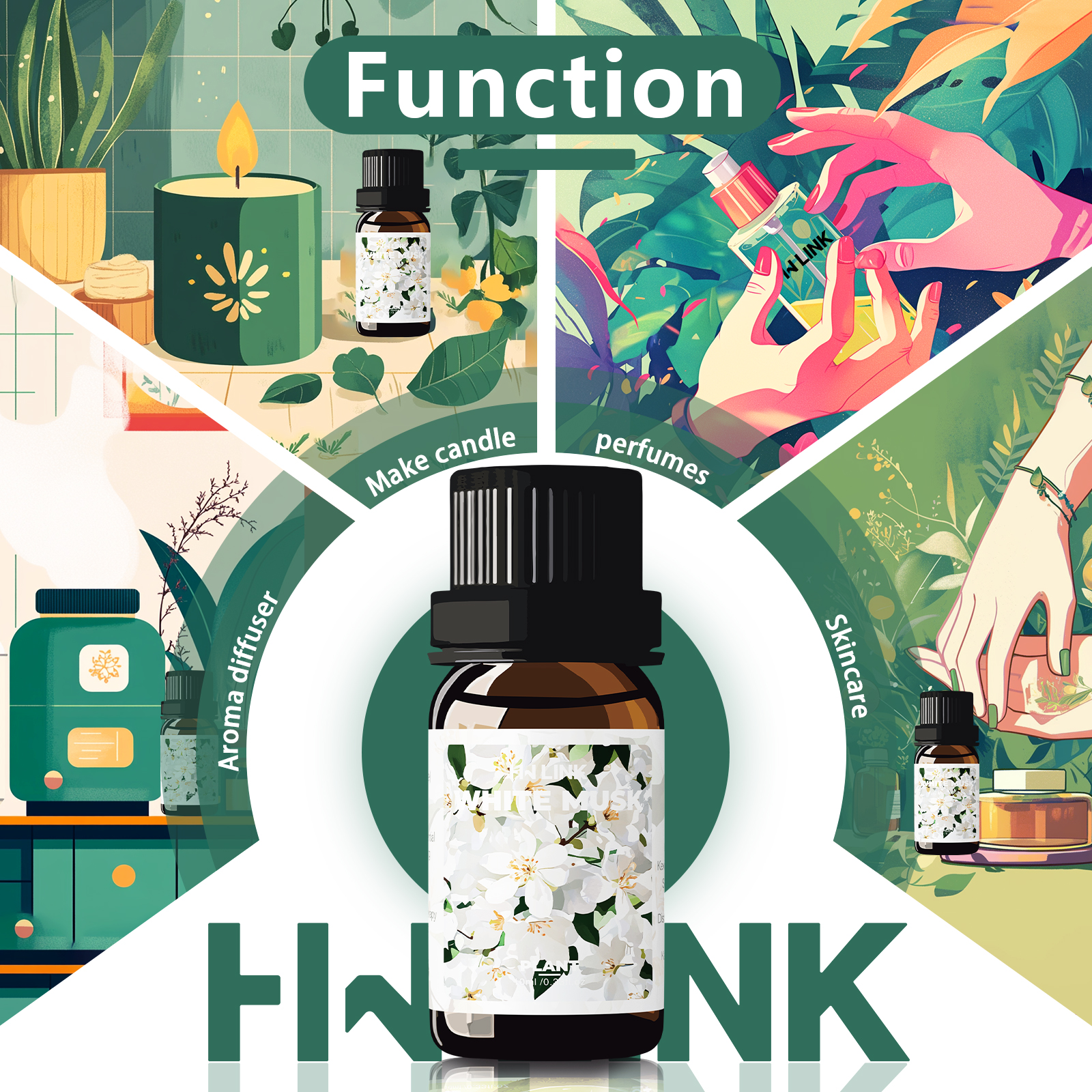 White Musk Essential Oils 10ml - đánh giá và giá Candle Making And Perfume