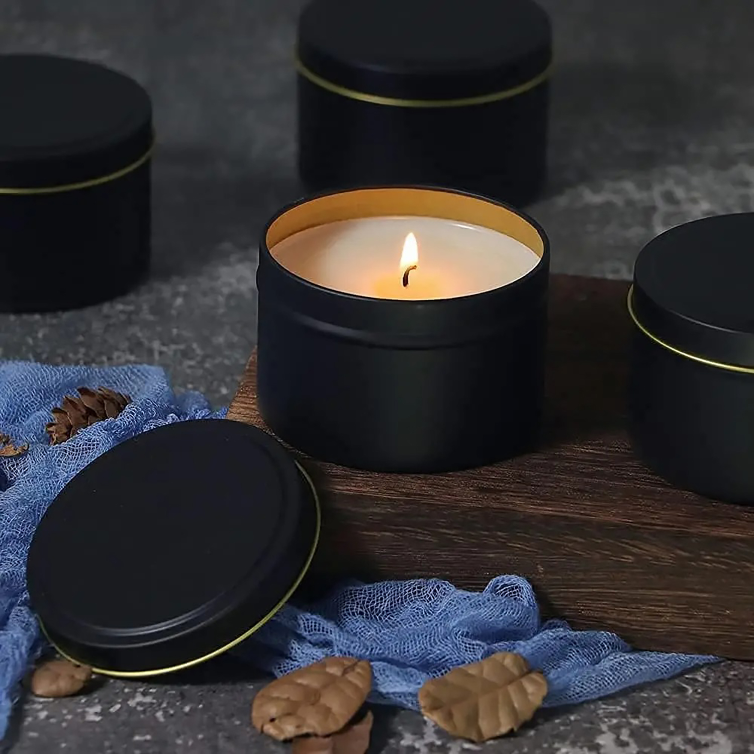 4oz/ 8oz Candle tins with lids - đánh giá và giá Candle Making Pot