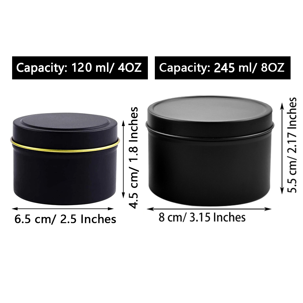 4oz/ 8oz Candle tins with lids - đánh giá và giá Candle Making Pot