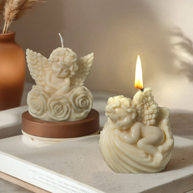 3D Rose Angel Children Candle  - đánh giá và giá Candle Making For Kids