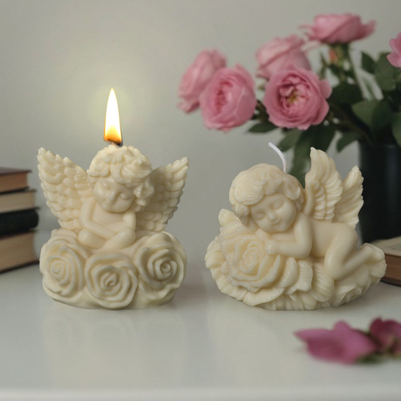 3D Rose Angel Children Candle  - đánh giá và giá Candle Making For Kids