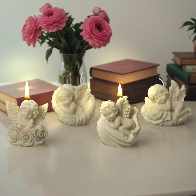 3D Rose Angel Children Candle  - đánh giá và giá Candle Making For Kids