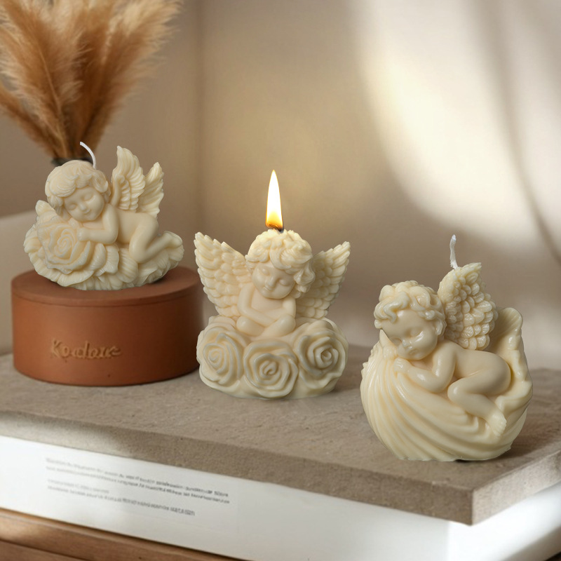 3D Rose Angel Children Candle  - đánh giá và giá Candle Making For Kids