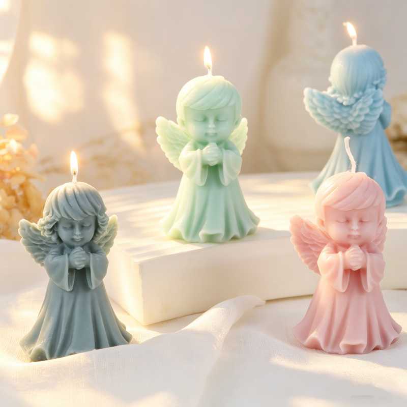 3D Praying Angel Silicone Cand - đánh giá và giá Candle Making For Kids