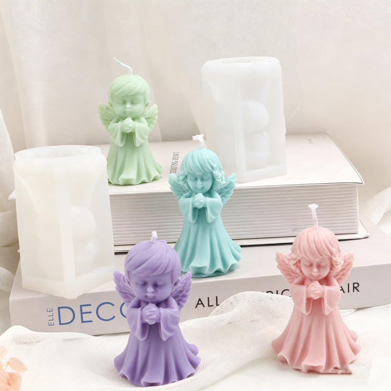3D Praying Angel Silicone Cand - đánh giá và giá Candle Making For Kids