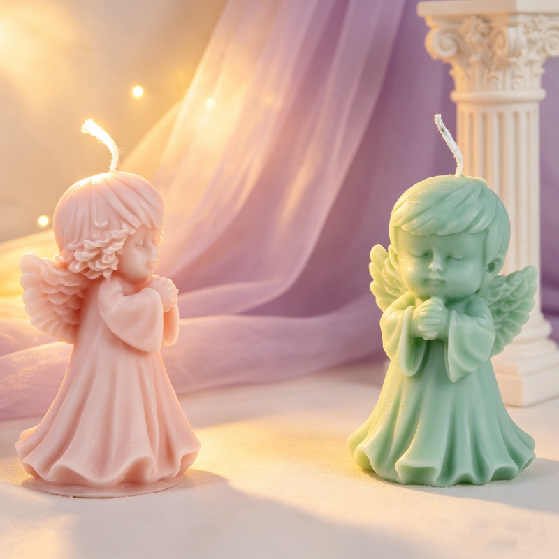 3D Praying Angel Silicone Cand - đánh giá và giá Candle Making For Kids