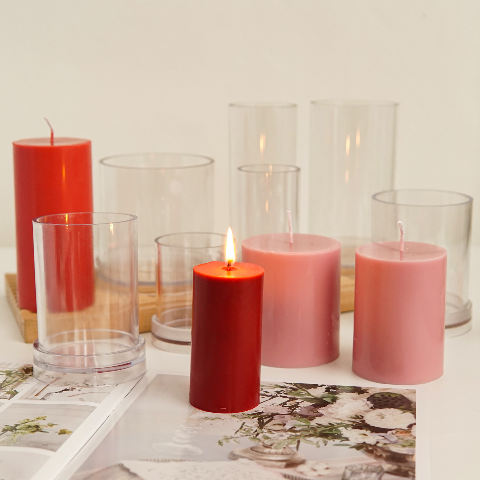 Various 3D Cylindrical Candle  - đánh giá và giá Candle Making Kit