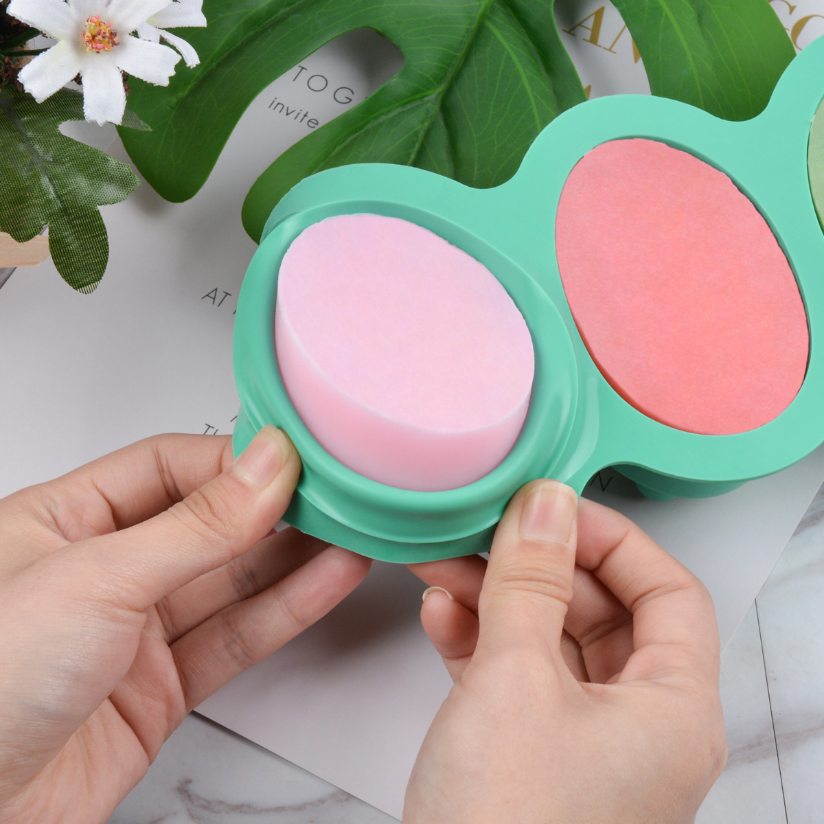 4 Hole Oval Massage Soap Silic - đánh giá và giá Candle Making Kit