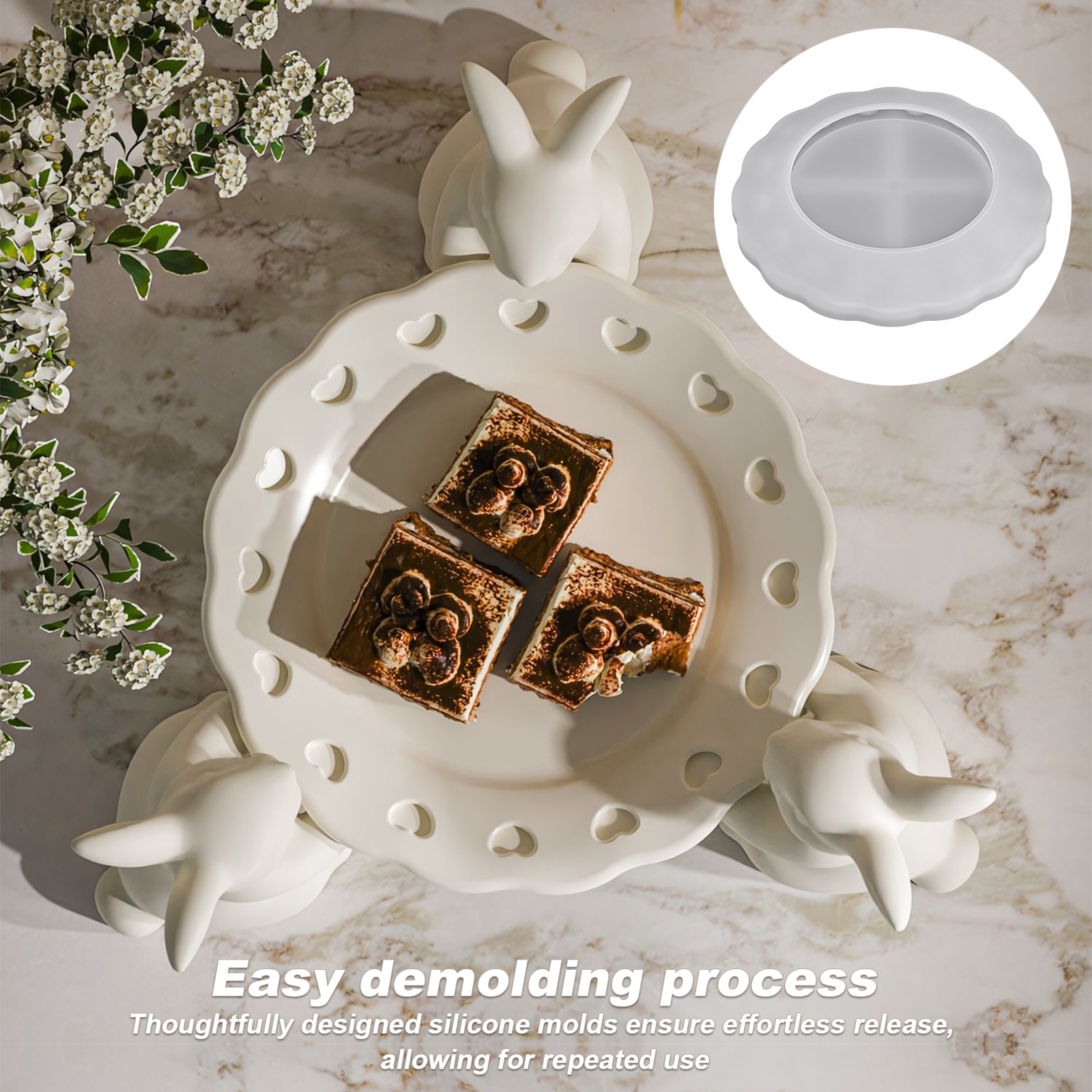 Big Rabbit Silicone Molds 3D C - đánh giá và giá Candle Making Easy