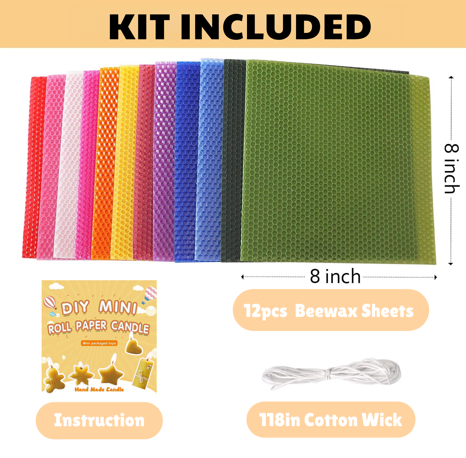 Beeswax Candle Making Kit 12pc - đánh giá và giá Candle Making For Kids